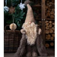 Brown Faux Fur ADAM Santa 66cm | Annie Mo's