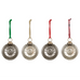 Atintha Baubles - Antique Gold and Grey - Set of Four