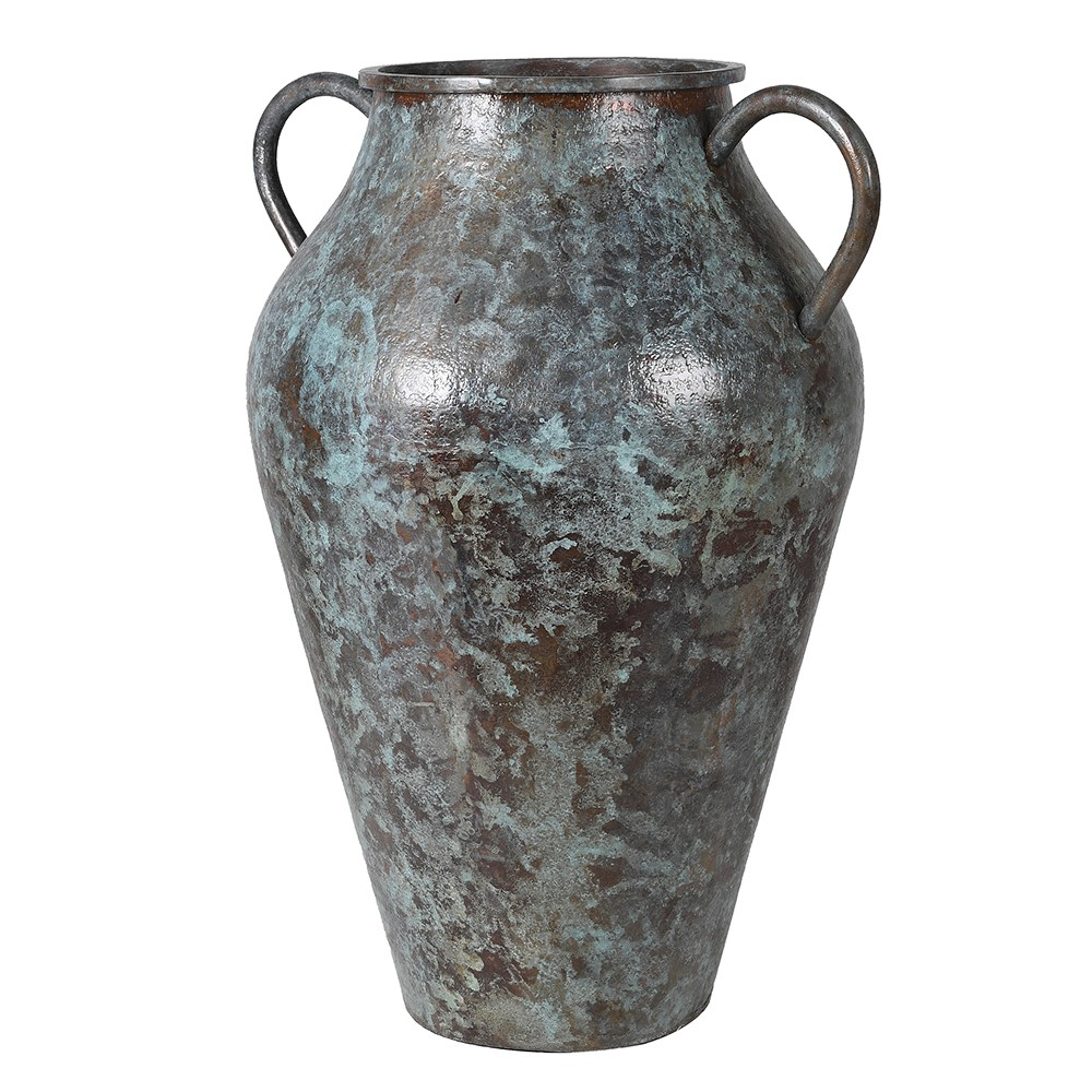 Very Large Statement Verdigris Vase 80cm | Annie Mo's