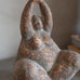 Big Lady Stone Look Yoga Sculpture 25cm