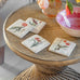 Set of Four Floral Coasters