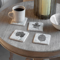 Set of Four Leaf Coasters | Annie Mo's