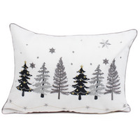 Metallic Trees Festive Cushion | Annie Mo's