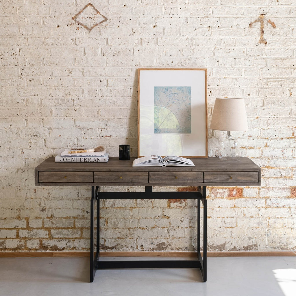 Chatham Recycled Pine and Steel Desk