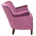 Cromarty Plum Velvet Armchair