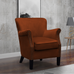 Cromerty Vintage Rust Velvet Armchair