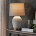 Sculpted Concrete Table Lamp with Shade 69cm | Annie Mo's