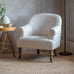 Linen Blend Upholstered Occasional Chair | Annie Mo's