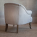 Linen Blend Upholstered Occasional Chair