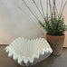 White Melange Wave Bowl 27cm