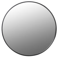 Black Round Wall Mirror 100cm | Annie Mo's