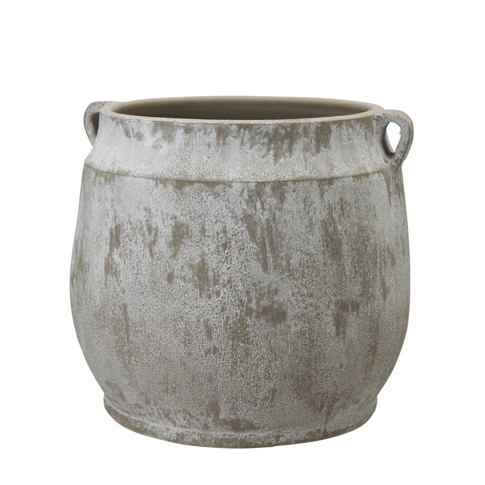 Beige Terracotta Planter 29cm | Annie Mo's