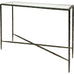 Patterdale Hand Forged Console Table Small with Glass Top