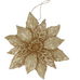 Gold Glitter Flower Decoration 13cm | Annie Mo's