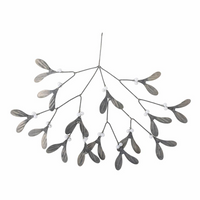 Grey Metal Mistletoe 30cm | Annie Mo's