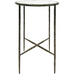 Hand Forged Side Table Dark Bronze Finish with  Glass Top 45cm | Annie Mo's