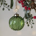 Diamond Cut Bauble Green 6.5cm