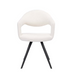 Jasmine  Carver Dining Chair - White Boucle