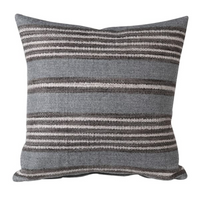 Wool Blue Stripes Cushion Cover 50x50cm | Annie Mo's