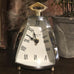 Isosceles Curved Front Mantle Clock Small 18cm