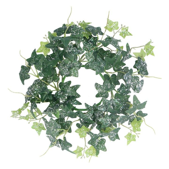 Snowy Ivy Candle Ring 29cm | Annie Mo's